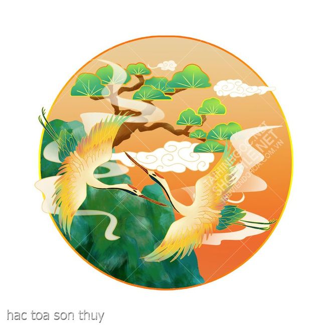 tranh mau don hac toa son thuy